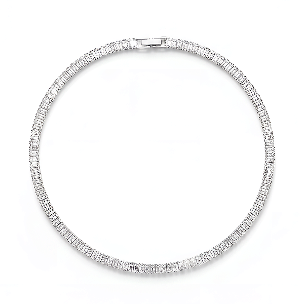 Colar Riviera Cristal Banhado a Ouro - Stella