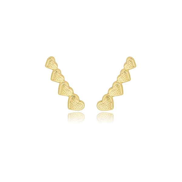 Mini Ear Cuff de Corações Manuela