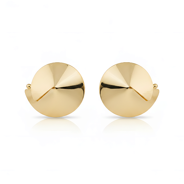 Brinco Max Chloe Banhado a Ouro