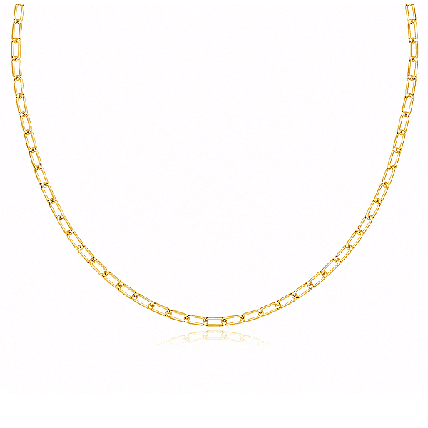 Corrente Cartier Laura 50cm - Banhado a Ouro