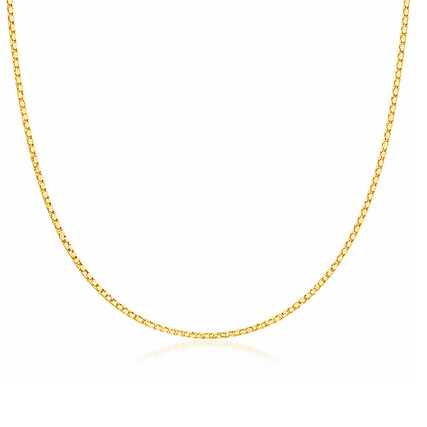 Colar Veneziana S/ Pingente Sofia Banhado a Ouro
