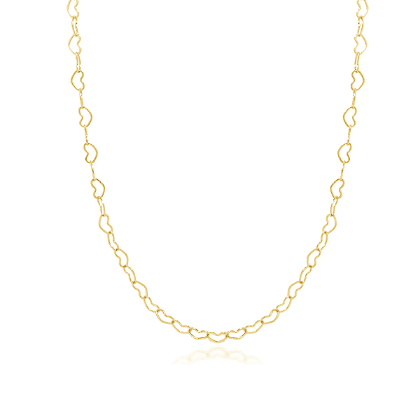 Colar de Corações Entrelaçados Melissa 50cm