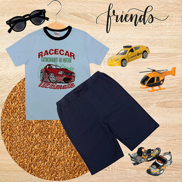 Conjunto Infantil Menino Racecar