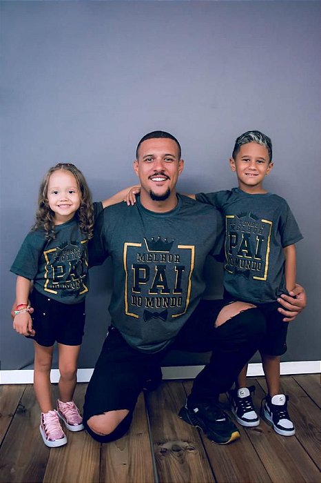 Camiseta Tal Pai Tal Filhos Melhor Pai do Mundo