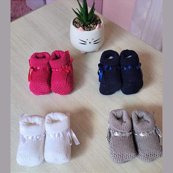 Botinha Bebê Tricot
