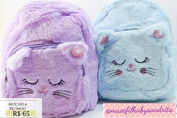 Bolsa Pelúcia Gatinho
