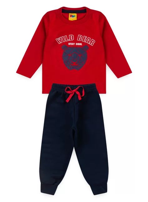 Conjunto Infantil Menino Meia Estação Wild Bear