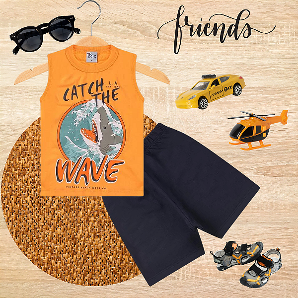 Conjunto Infantil Regata Menino Catch The Wave
