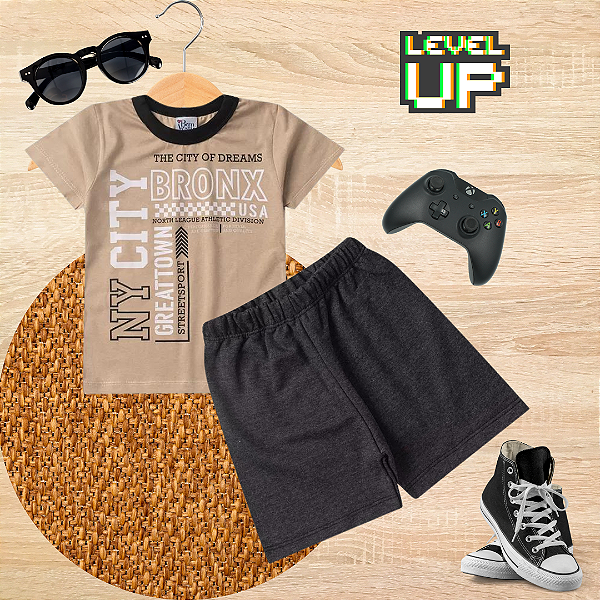 Conjunto Infantil Verão Menino Bronx NY
