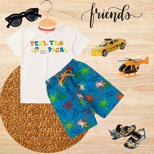 Conjunto Infantil Menino Feel Tropical