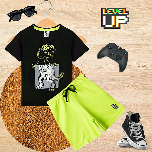 Conjunto Interativo Menino Dino X Factor