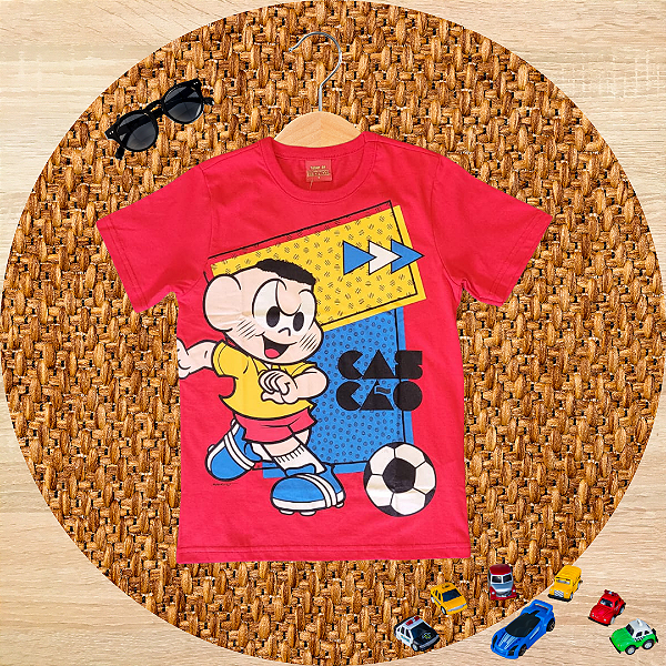 Camiseta Cascão Vermelha