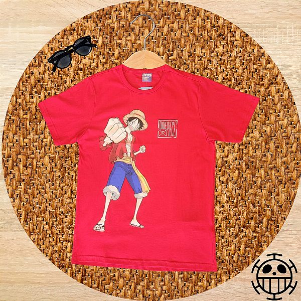 Camiseta Vermelha One Piece