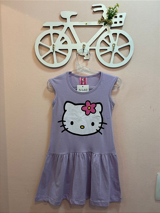 Vestido Hello Kitty Lilás