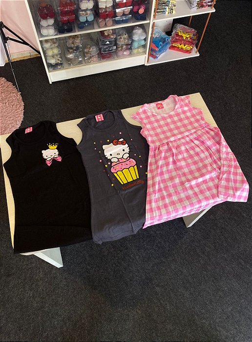 Vestido Hello Kitty Preto