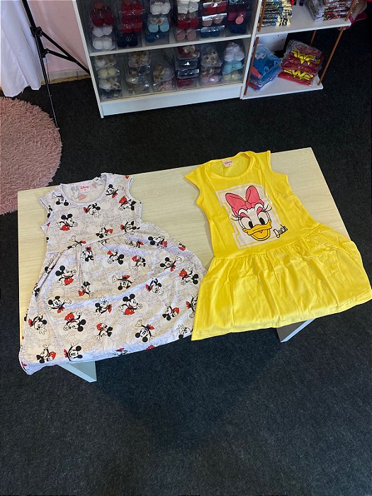 Vestido Mickey Branco