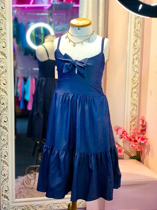 Vestido Aurora Infantil Jeans
