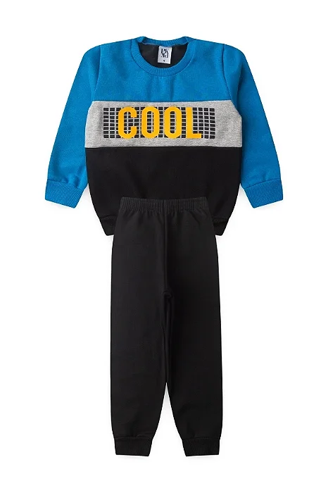 Conjunto Infantil Menino Inverno Coll Azul