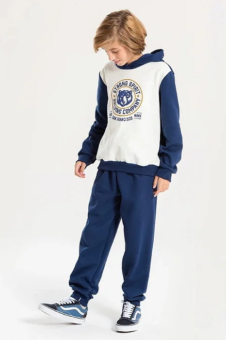 Conjunto Infantil Menino Inverno Company Urso Azul