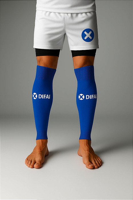 Meião Cortado Azul Difai
