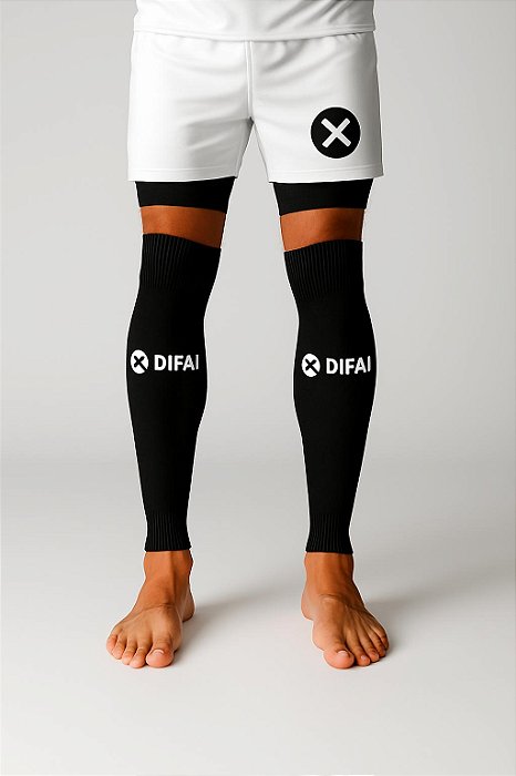 Meião Cortado Preto Difai