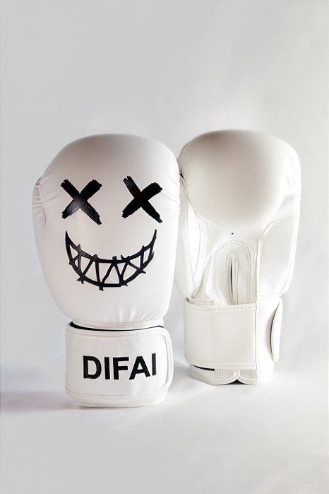 Luva Boxe Difai Crazy Branca