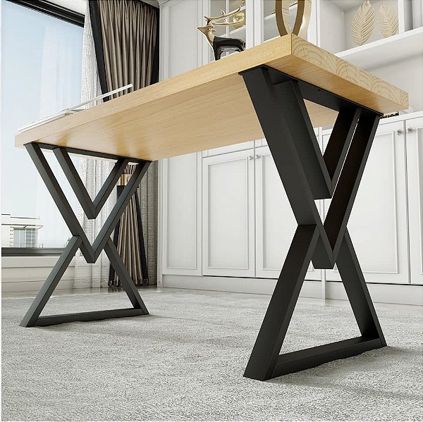 Pé Base de  Mesa Preto Fosco