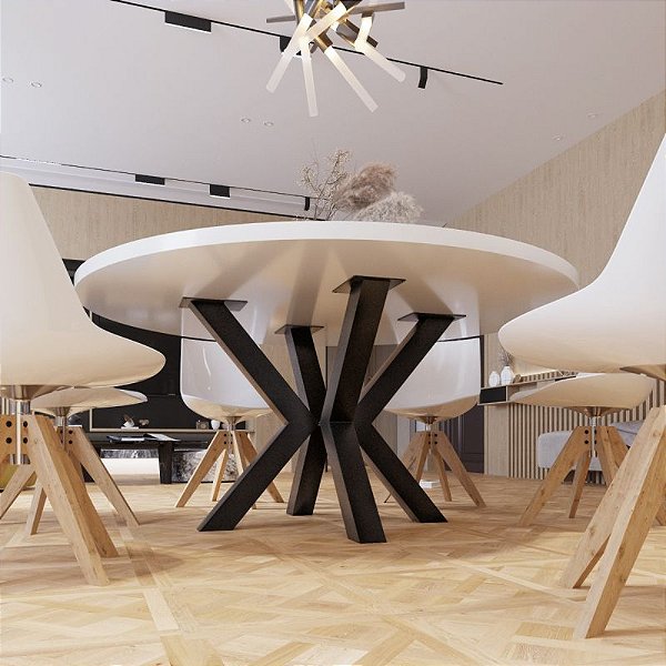 Base de Mesa para Vidro ou Granito