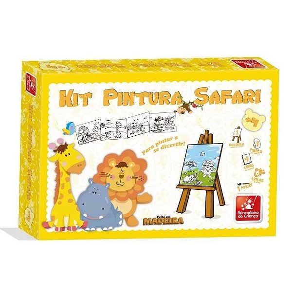 Kit Pintura Safari - Brincadeira de Criança