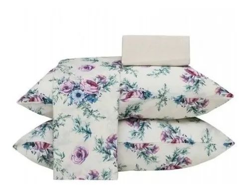 Jogo de Cama Casal Duplo 4 Peças Alana Linha Realce Premium 140 Fios - Sultan