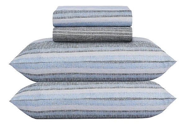 Jogo de Cama Casal Queen Duplo 4 Peças Breno Linha Realce Premium 140 Fios - Sultan