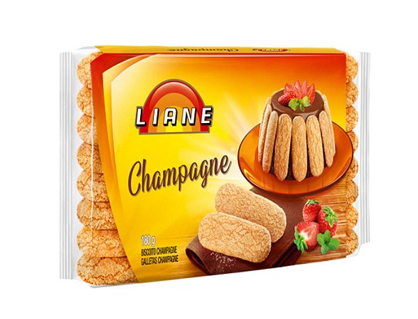 Biscoito de Champagne Sem Lactose 180 Gramas - Liane