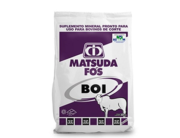 Sal Mineral Para Bovinos de Corte Fós Boi 30 Kilos - Matsuda