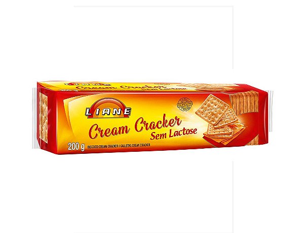 Biscoito Cream Cracker Sem Lactose 200 Gramas - Liane