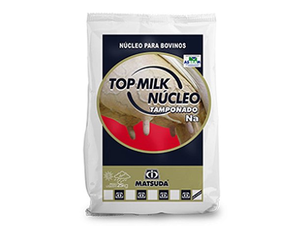 Núcleo Mineral Top Milk Tamponado Na Para Bovinos 25KG - Matsuda
