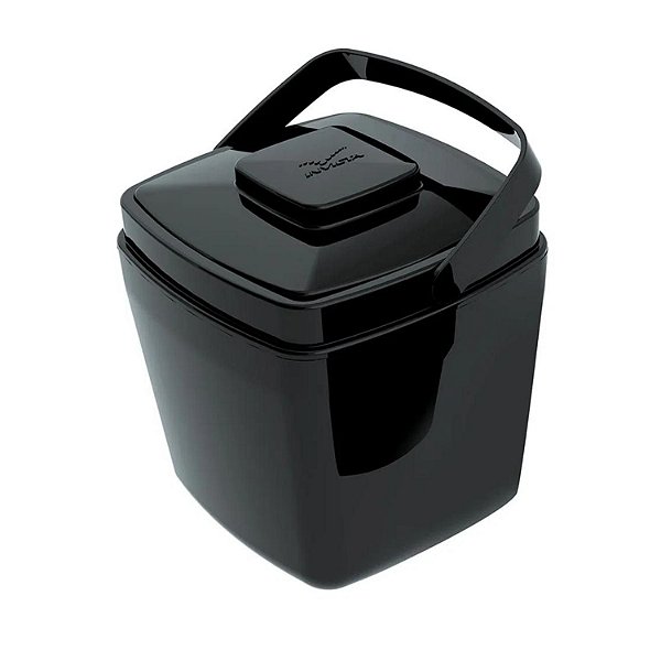 Porta Gelo Preto com Alça 2,5 Litros - Invicta