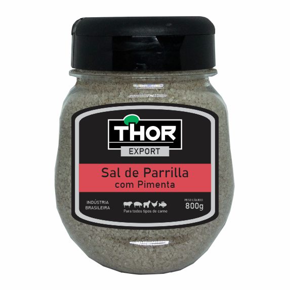 Sal de Parrilla com Pimenta 800g - Thor Churrasco