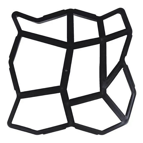 Forma Molde Piso Calçada Jardim Pedra Diagonal 35x40x4cm