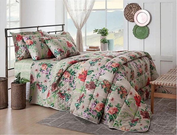 Jogo de Cama Solteiro Duplo Holly - Sultan