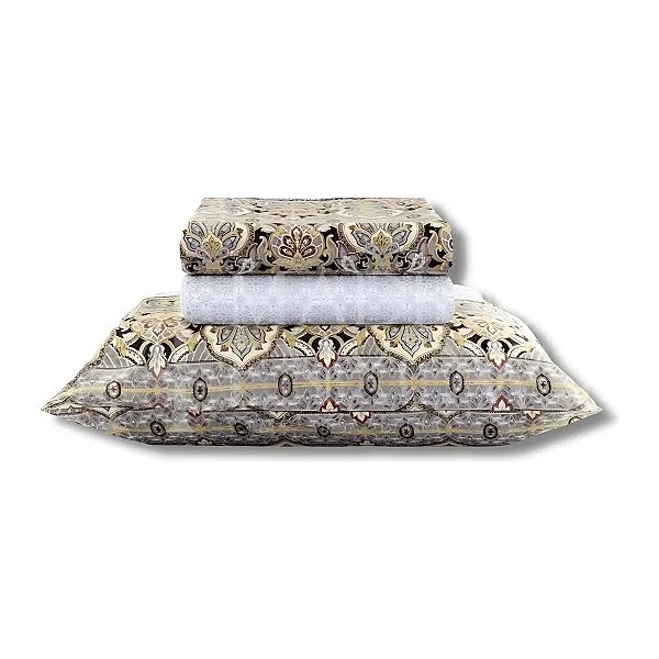 Jogo de Cama Solteiro Duplo Jordania - Sultan