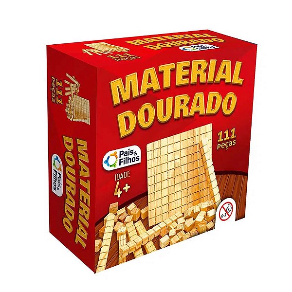Material Dourado 111 Peças - Pais e Filhos