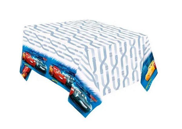 Toalha De Mesa Papel Carros Cars 3 - 2,20X1,20M - Regina Festas