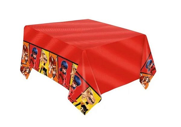Toalha De Mesa Papel Ladybug Heroínas 2,20X1,20M - Regina Festas