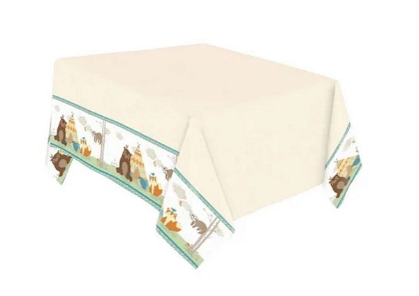 Toalha De Mesa Papel Festa na Floresta 2,20X1,20M - Regina Festas