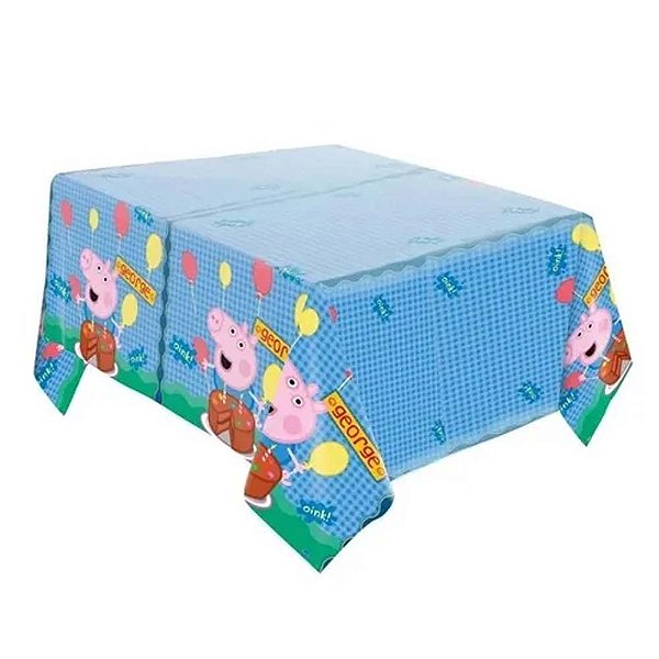 Toalha De Mesa Papel George Pig 2,20X1,20M - Regina Festas