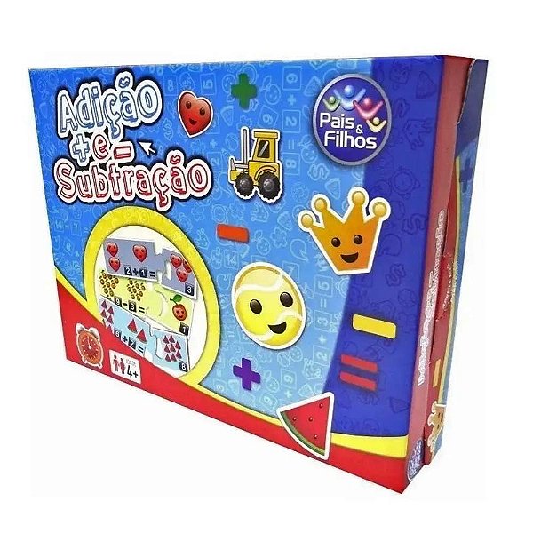 Jogo Aprendendo Matemática Adição e Subtração - Pais e Filhos