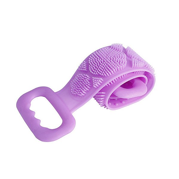 Bucha Escova Esponja Esfregão Silicone Esfoliante Costas