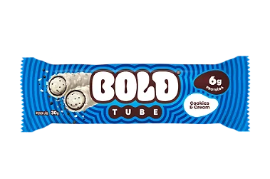 Barra de Proteína Bold Tube Cookies & Cream 30g