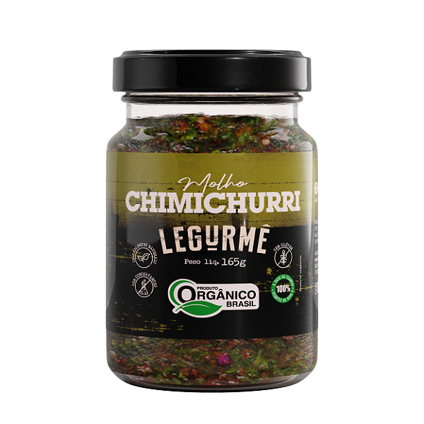 Molho Orgânico Sabor Chimichurri 165g - Legurmê