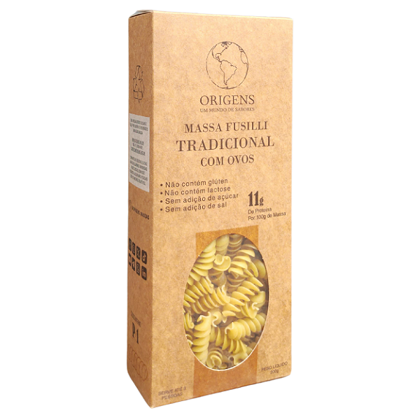 Fusilli Tradicional 200g - Origens